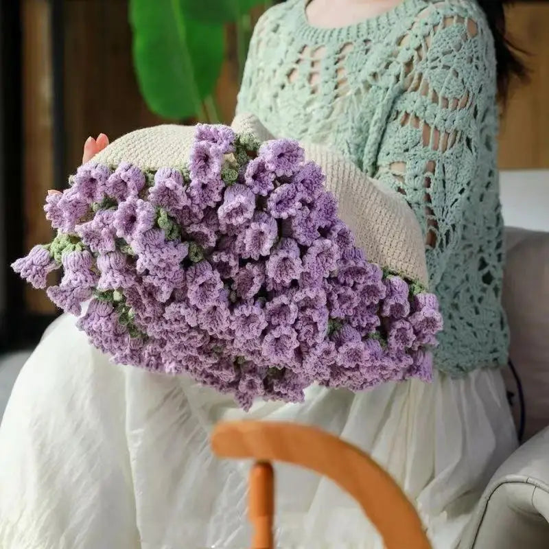 Crochet Rose Bouquet Blanket